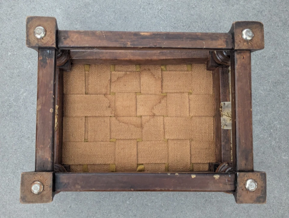 Vintage Ercol Stool | Mid Century Solid Wood Low Seat | Footstool Cottagecore  - Image 2 of 4