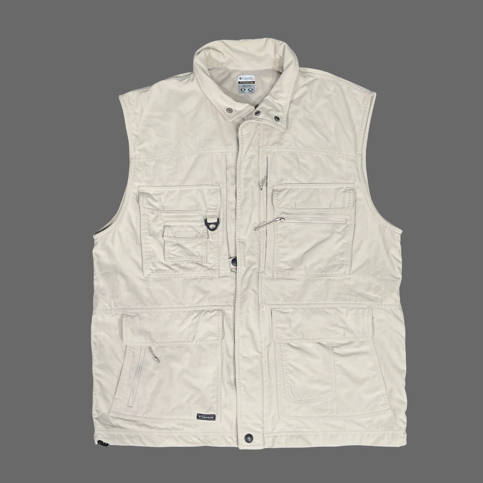 Columbia Titanium Utility Fishing Vest Men XL Beige Multi Pocket Omni-Dry Gear
Opens in a new window