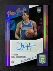2020-21 Panini Donruss Elite TYRESE HALIBURTON 25/25 RC Auto Purple #PP-TYH