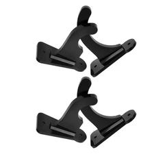 4pcs Wall Mounted Baseball Bat Holder Black Acrylic Bat Display Organizer