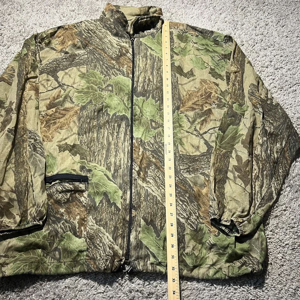 Vintage Liberty Realtree Camo Full Zip Bug Guard Jacket Mesh Lightweight 2XL - Image 4 of 4
