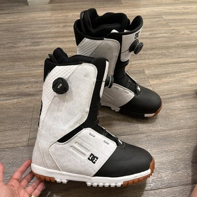 DC Control Mens Snowboard Boots double BOA White Size 13
