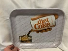 VINTAGE Diet Coke METAL TRAY 1983 Ohio Art Company Good Condition Uncommon