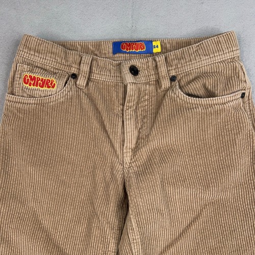 Empyre Pants Kids 24 Beige Relax Corduroy Baggy Street Mall Skater Y2K Boys - Picture 2 of 19