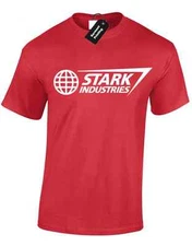 Stark Industries Hulk Tony Arc Film Comic Shield Geek Unisex T-Shirt