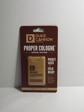 Duke Cannon Proper Cologne Travel Ration Sawtooth Pocket Sized New (e)