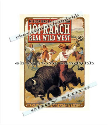 Miller Brothers Arlington 101 Ranch Real Wild West Buffalo rodeo ...