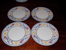 Set of 4 Coventry Genevievie Dinner Plates 10.5 "