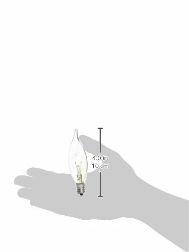 Westinghouse 0327400, 25W 120V Clear Incand CA8 Light Bulb, 1500 Hour 190 Lumen - Image 2 of 3