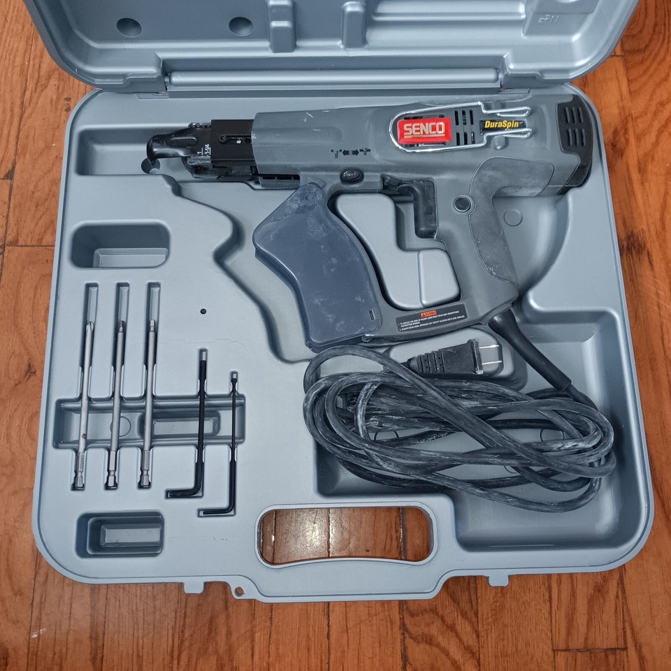 Senco DuraSpin DS200-AC Screw Gun With Case Manual Bits Gently Used | eBay