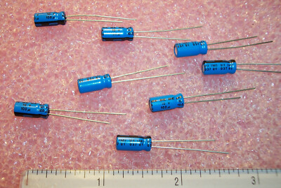 QTY (200) 100uf 10V 85' RADIAL ELECTROLYTIC CAPACITORS 2222-037-59109 BC COMP