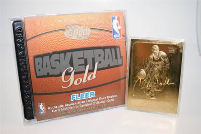 CLYDE DREXLER 1986-87 Fleer ROOKIE 23KT Gold Card HOLOGRAPHIC SIGNATURE INSERT