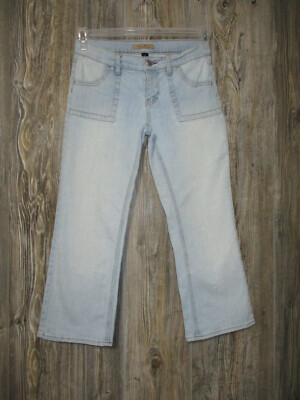 Tommy Jeans Cropped Denim Jean Capris Juniors Size Msre Y2K 