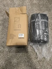 REDCAMP Cotton Flannel Sleeping Bag,  Adult camping sleeping Navy Blue