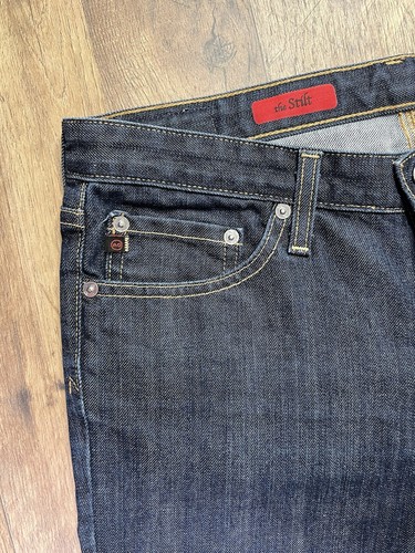 AG Adriano Goldschmied The Stilt Cigarette Leg 29 NWOT Dark Denim Jeans New . - Picture 2 of 12