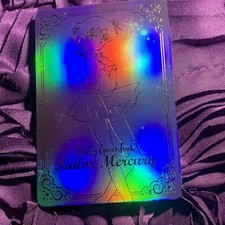 Sailor Mercury Sailor Moon Pretty Guardian Goddess Anime Girl Holo Card
