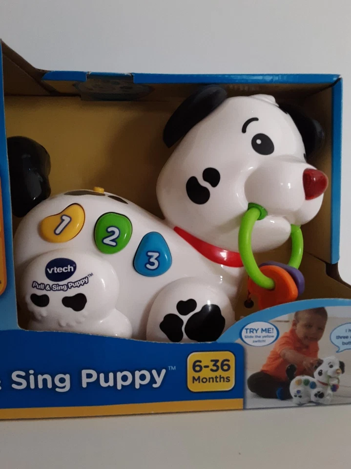 VTech Pull and Sing Puppy Toy 6-36 Mounts NIB - Image 4 of 4