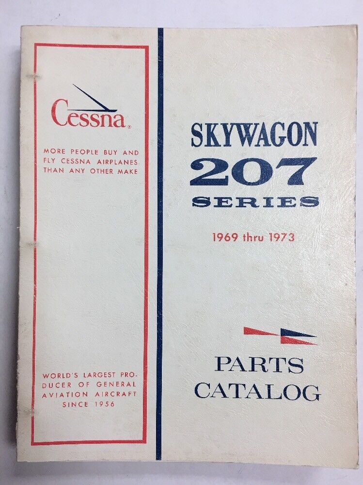Skywagon 207 Series 1969 thru 1973 original Parts Catalog