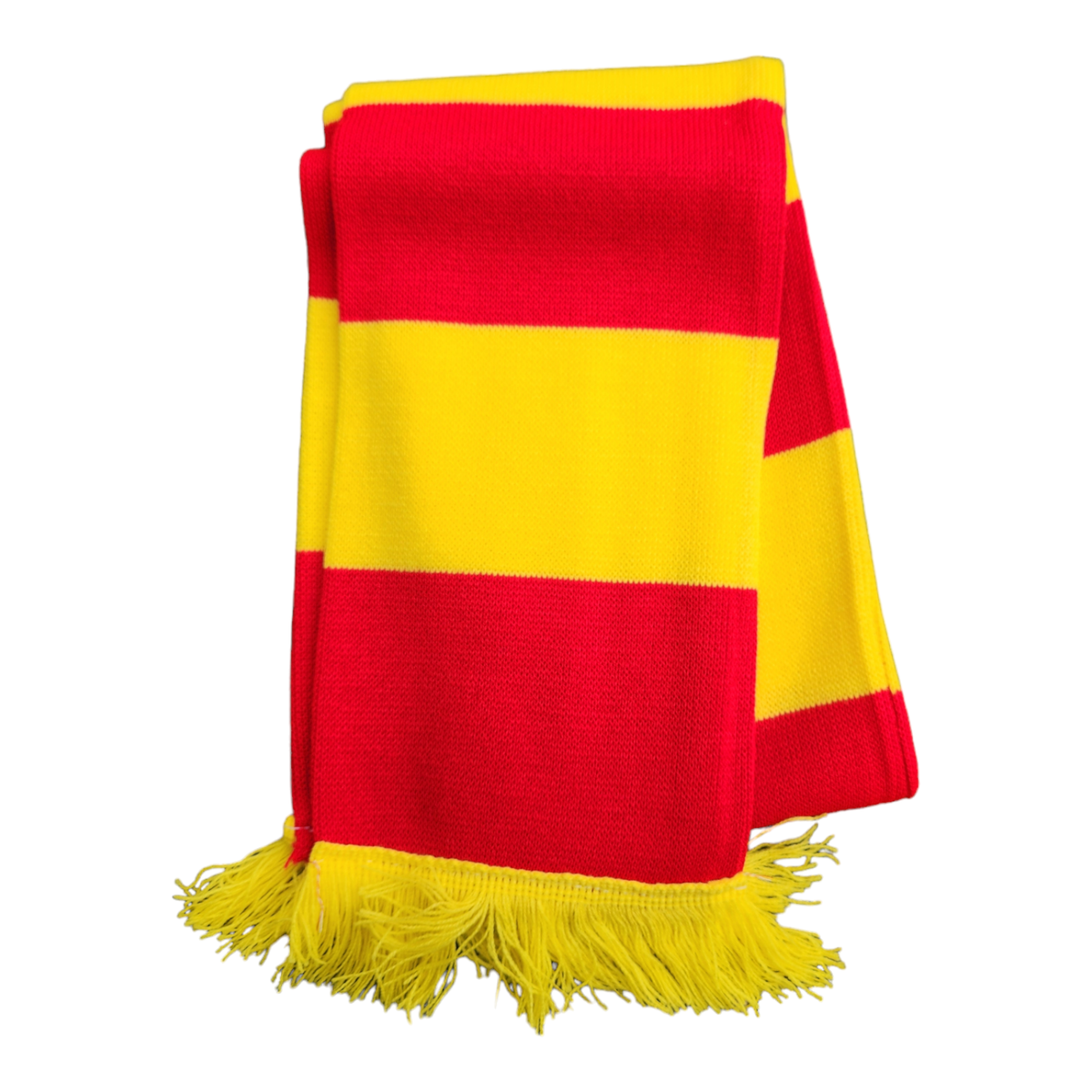 RED AND YELLOW BAR SCARF UK
