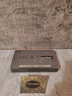 Nintendo Game Boy Pocket OVP Console Konsole Japan MGB-001 Schwarz Black