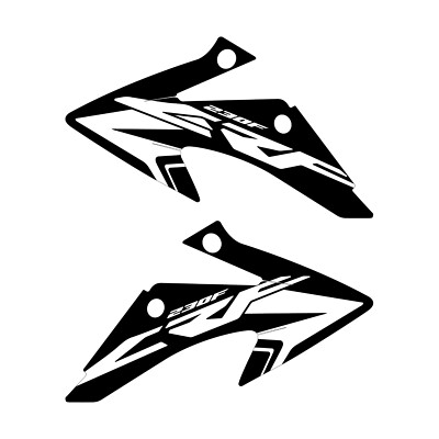 CRF230F 2008-2014 Shroud Graphics 2020 style black FREE SHIPPING!!!