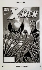 Production Art X-MEN #159 cover, SALVADOR LARROCA art, 11x17