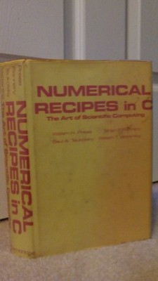 NUMERICAL RECIPES EXAMPLE BOOK C By W. H. Press & B. P. Flannery Mint Condition