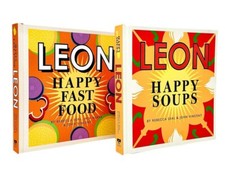 Happy Leons Collection 2 Books Set Leon Happy Fast Food, Leon Happy Soups