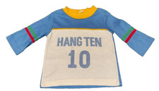 HANG TEN 70s Tee Toddler 18 Months Vintage Children's 10 Football Style