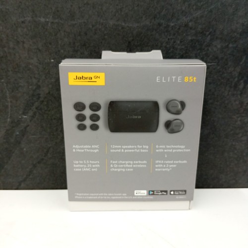 Jabra Elite 85t Wireless Earbuds | Active Noise Cancellation | Titanium Black - Imagen 3 de 6