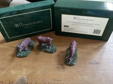 Lang & Wise Colonial Williamsburg ~ Cows, Set Of 3 ~ #0506014 ~ MIB ~ Rare