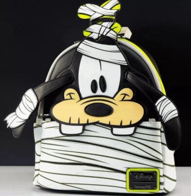 NEW Loungefly Disney Halloween GOOFY MUMMY Glow-in-the-Dark  display picture 1