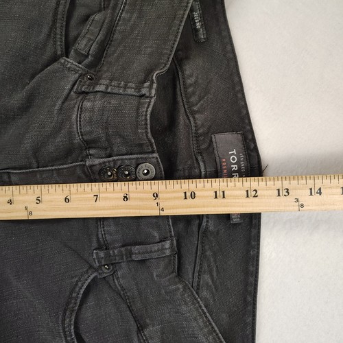 Jeans Torrid donna 12R nero vita alta jegging gamba dritta vita media - Foto 10 di 10