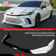 For 2025-26 Toyota Camry SE XSE GF Bodykit Pearl White Black Front Lip Splitter