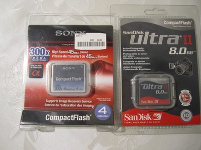 Compact Flash Card Sony + ScanDisk