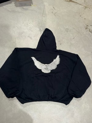 Yeezy Gap UNRELEASED Dove Hoodie LA ARCHIVE Black Size Large | eBay