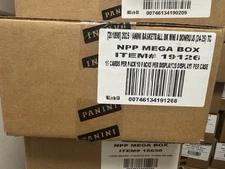 In hand FACTORY SEALED CASE 2025 Panini Absolute Football 20 Mega Box KABOOM