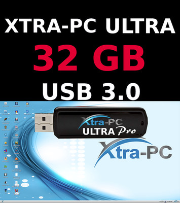 32GB XTRA-PC ULTRA PRO USB 3.0   Portable OS, Apps & 10 Extreme Games