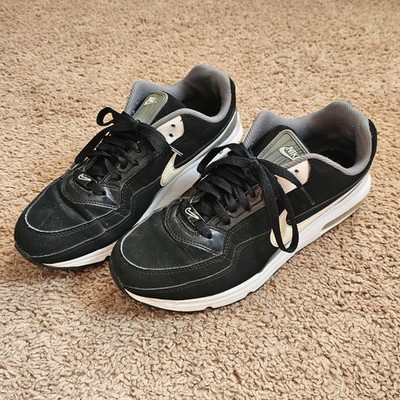 Nike Air Monarch IV Mens 9.5 Black White Training Shoes Sneakers BV1171-001