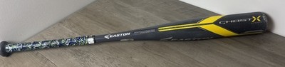Easton Ghost X Hyperlite Baseball Bat YBB18GXHL 30'' 19oz -11 2-5/8 USA Youth  