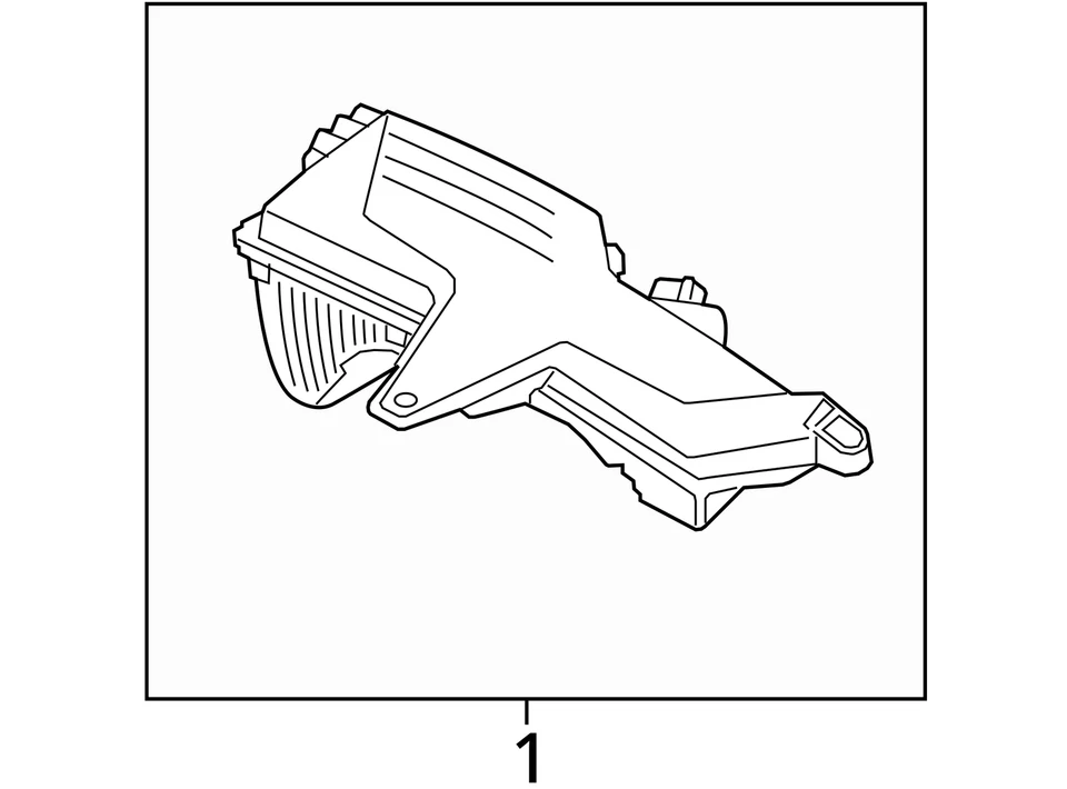 Air Cleaner Gasoline N26 Engine Base Fits 12-16 BMW 328i 5195280 - Image 4 of 4