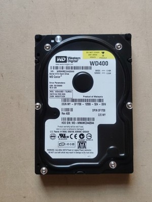 Western Digital WD4000BD-75JMA0 40GB 3,5'' HDD Festplatte 7200rpm 2MB SATA
