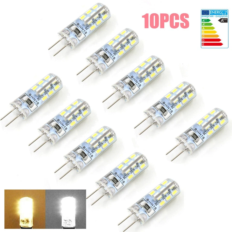 10X G4 LED Bulbs Capsule Replace Halogen Bulb DC 12V SMD Light Corn Bulb Lamp - Image 2 of 4