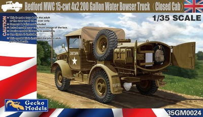#ad #ad Gecko Models 350024 1 35 Bedford MWC 15cwt 4x2 200 Gallon Water Bowser Closed Ca $66.99