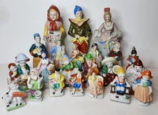 Mix Lot of 22 Made in Japan / Occupied Japan Figurines / 2.5-8 Inches Tall