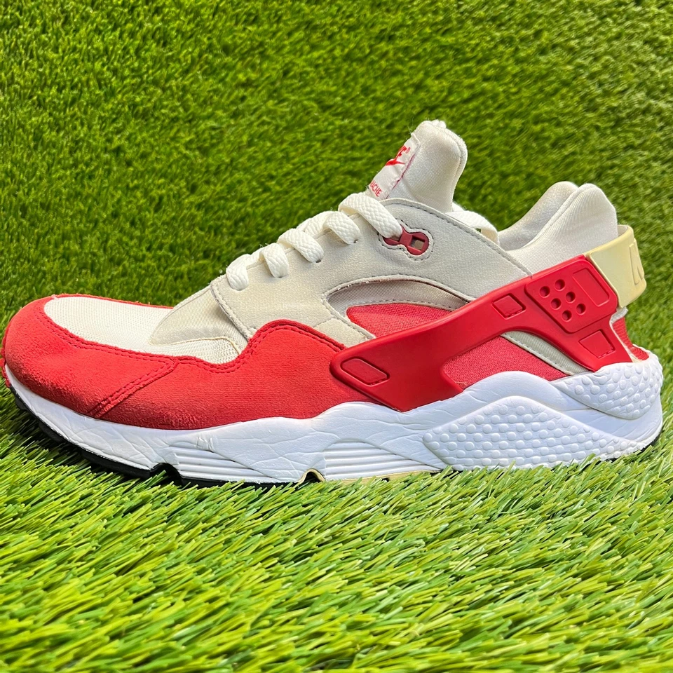 Nike Air Huarache Run ADN CH.1 Hombres Talla 11 Rojo Atlético Zapatos para Correr Tenis Foto 4 de 4
