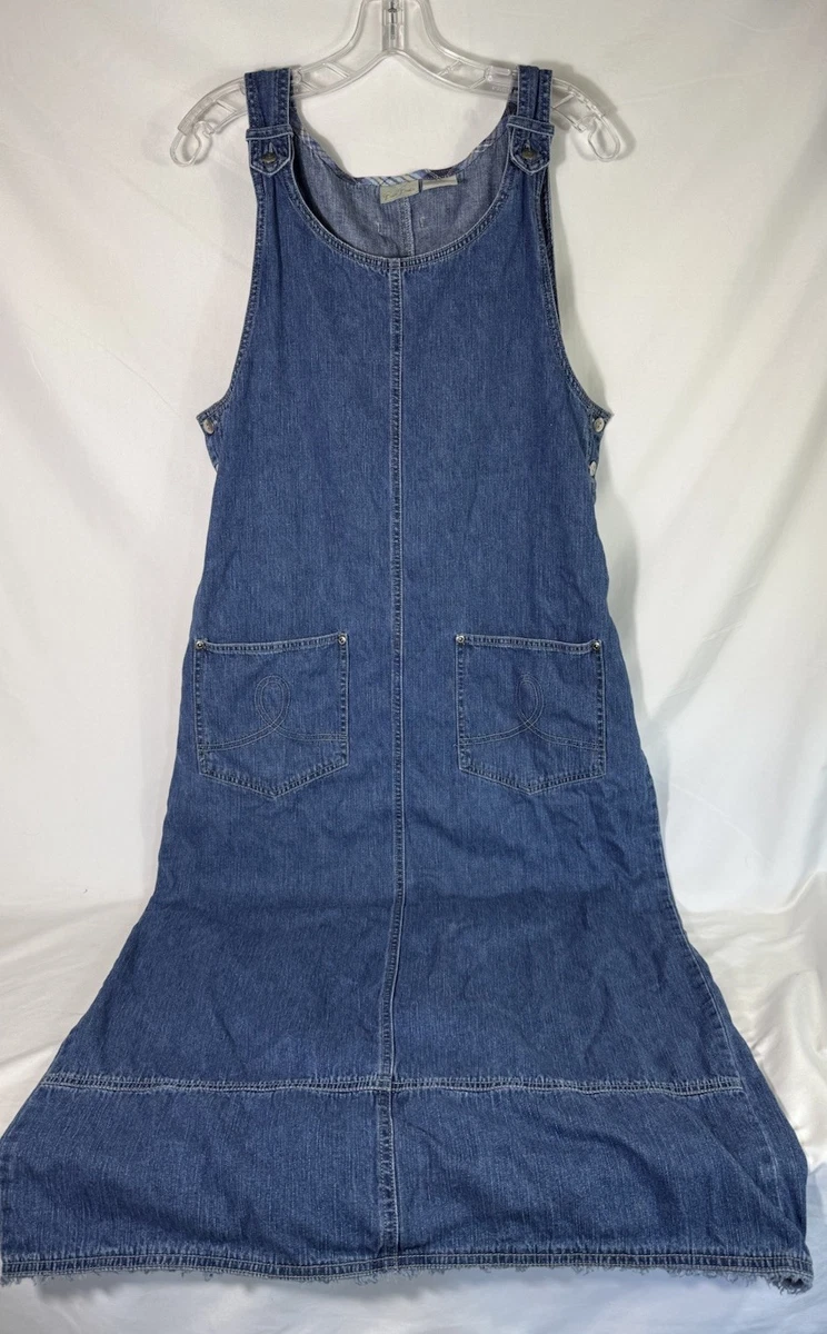 Denim Long Women's Overall Dress for sale | eBay