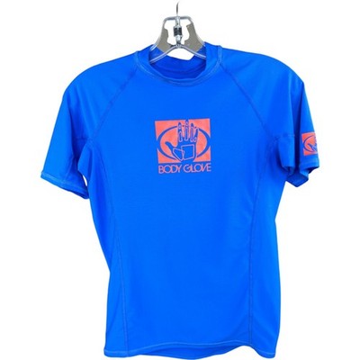 Body Glove Juniors Short Arm Fitted Rashguard, Male. Junior, Royal Blue, 14
