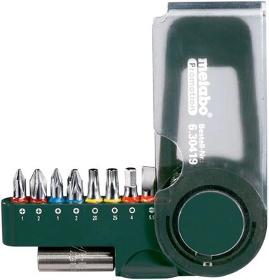 Metabo Accessoires Metabo bit-box ''promotion'' | 9-delig - 6304190