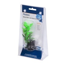 Aqueon Betta Filters Natural Plant One Size 1 Count , Green